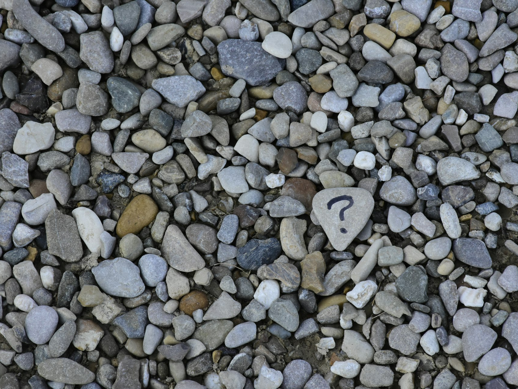 gray and brown stones on gray ground