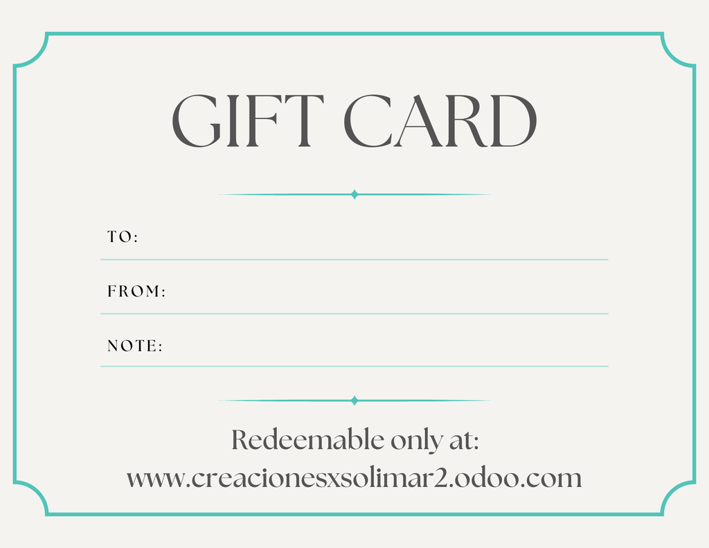 $50 Digital Gift Card (Back)